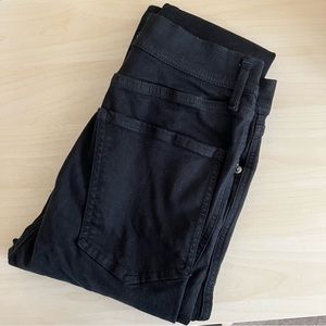 AGOLDE Roxanne Super High Rise Skinny Black Size 26